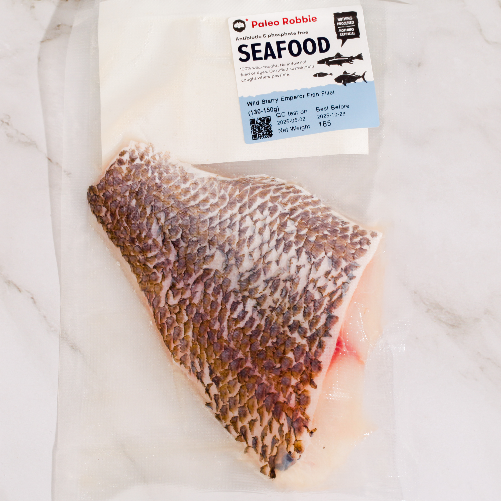 Wild Starry Emperor Fish Fillet (130-150g)